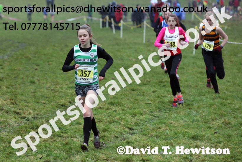 Girls under-15s Start Fitness NEHL, Peterlee, County Durham. Photo: David T. Hewitson/Sports for All Pics